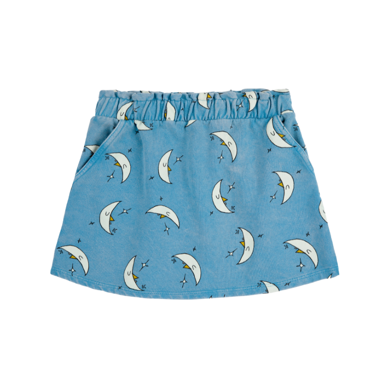 bobo choses beneath the moon all over skirt light blue