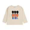 bobo choses little tin soldiers baby t-shirt offwhite