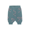 tinycottons bow baby pant warm blue