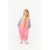 tinycottons color block polar sherpa one-piece wild rose pink