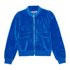 molo malika velour jacket lapis blue