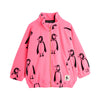 mini rodini penquin fleece jacket pink