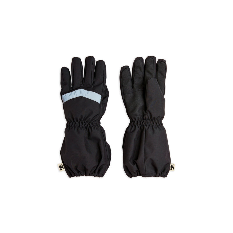 mini rodini alaska stripe glove black