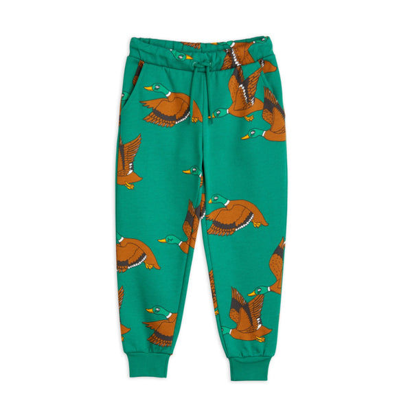 mini rodini ducks aop sweatpants green