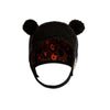 mini rodini wind fleece baby hat black