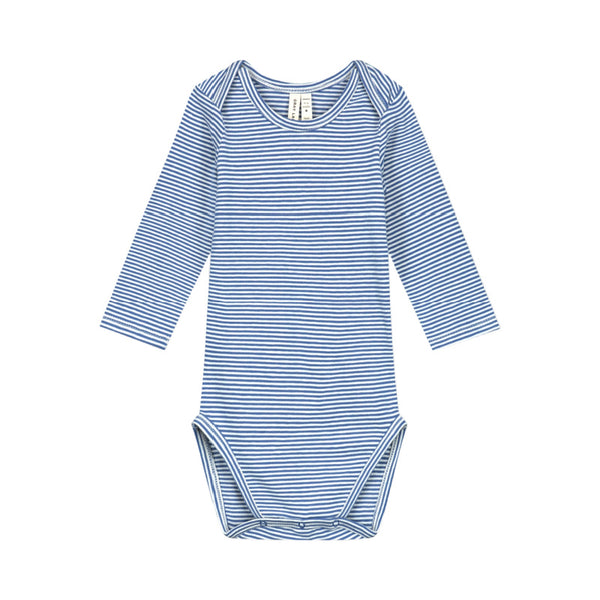 gray label baby l/s onesie blue moon cream