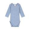 gray label baby l/s onesie blue moon cream