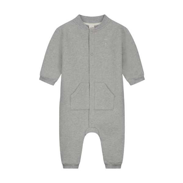 gray label baby sweatsuit grey melange