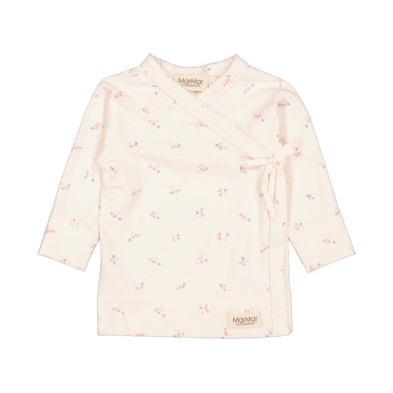 marmar copenhagen tuti wrap long sleeve baby top anemone