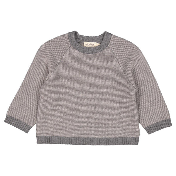 marmar copenhagen torin baby sweater grey melange mix