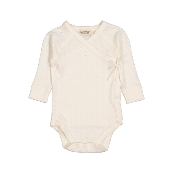 marmar copenhagen belita pointelle baby body white