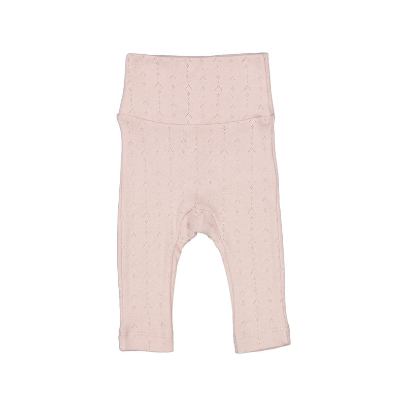 marmar copenhagen piva pointelle baby legging faded rose