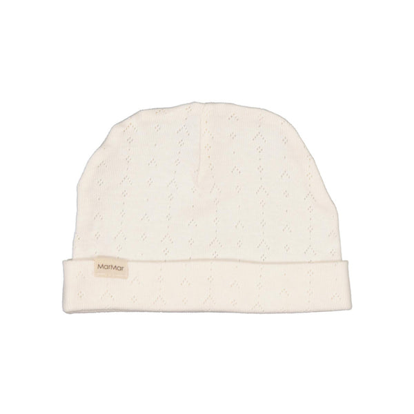 marmar copenhagen aiko pointelle baby hat white