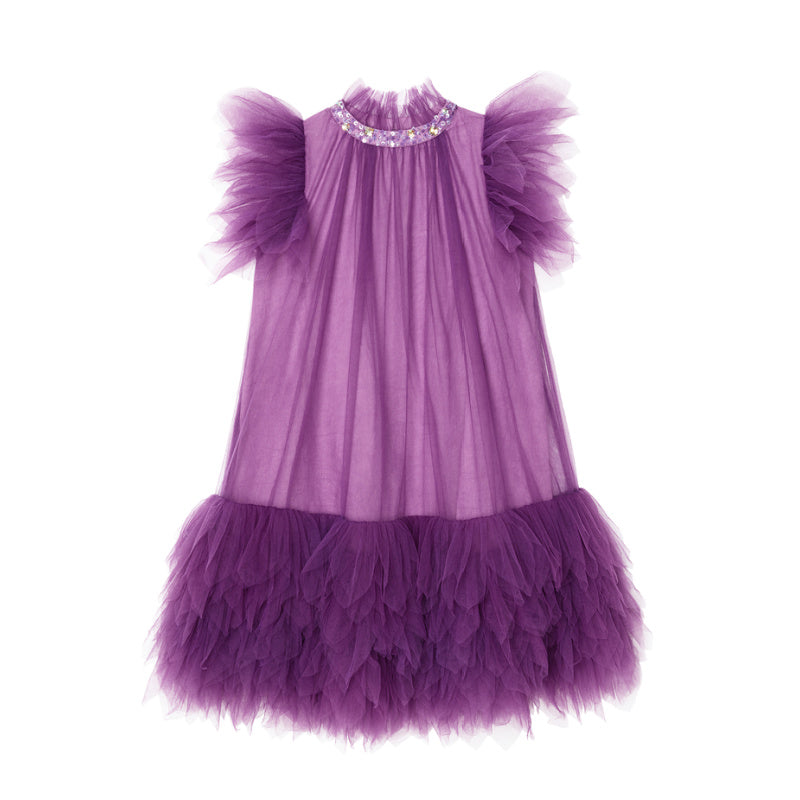 tutu du monde dahlia tulle dress bright violet