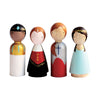 the women in power peg doll set