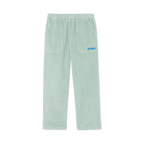 bonton batcha corduroy pants light green