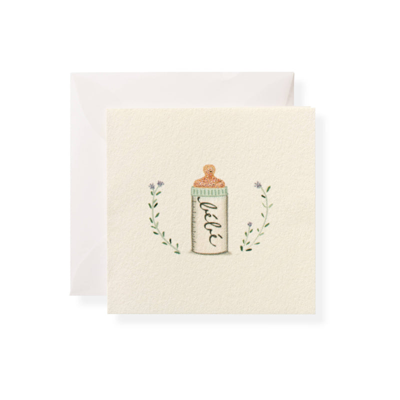 bottle baby card