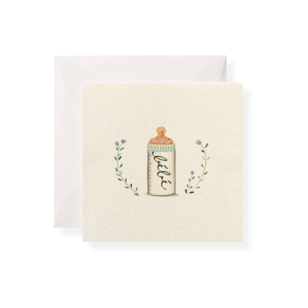 bottle baby card