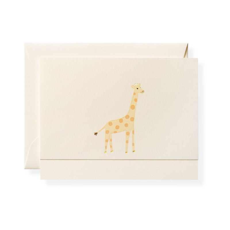 geoffrey giraffe note card