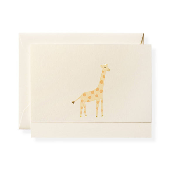 geoffrey giraffe note card