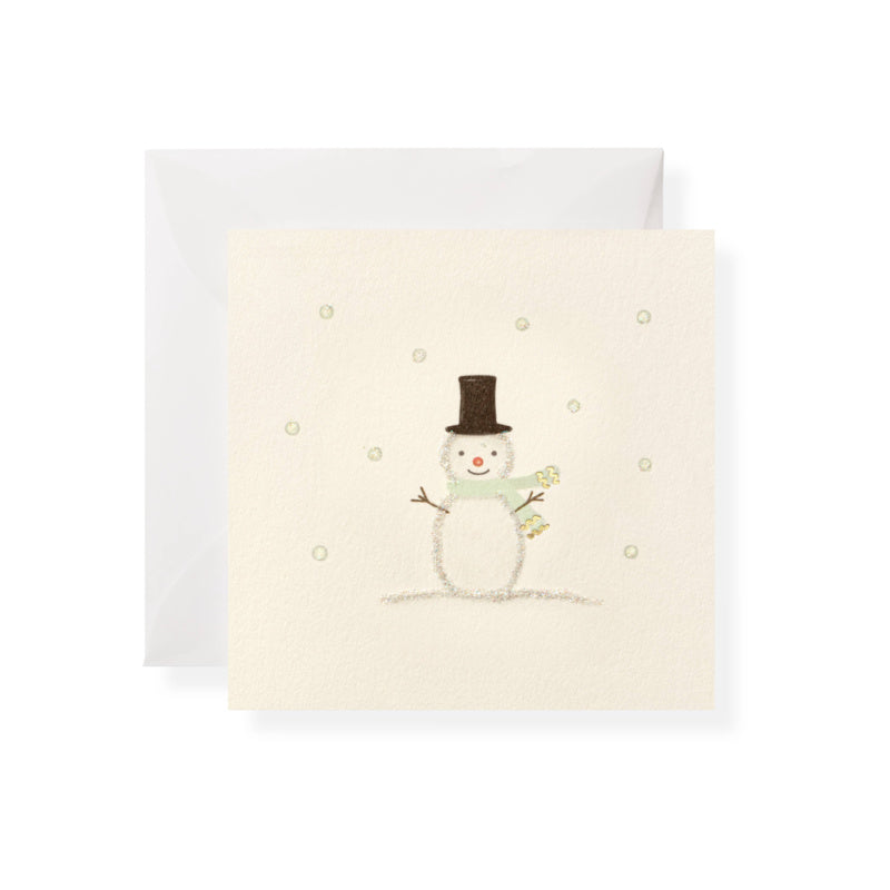 snowman gift enclosure card