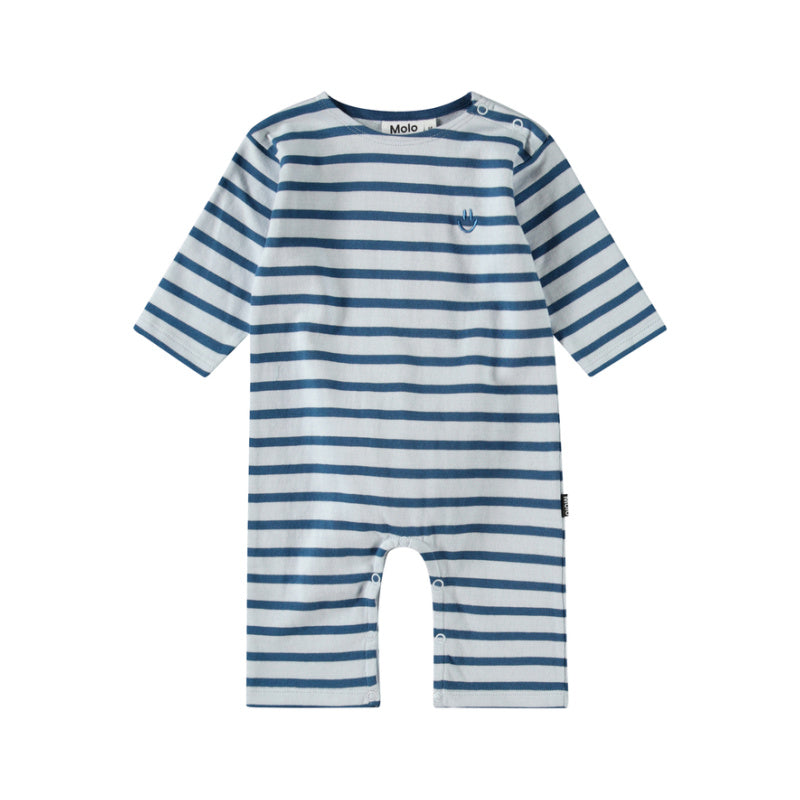 molo flint baby romper lagoa stripe