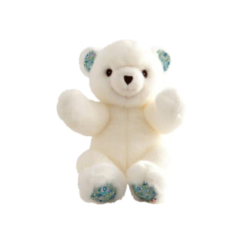 pamplemousse peluches robert the bear white small