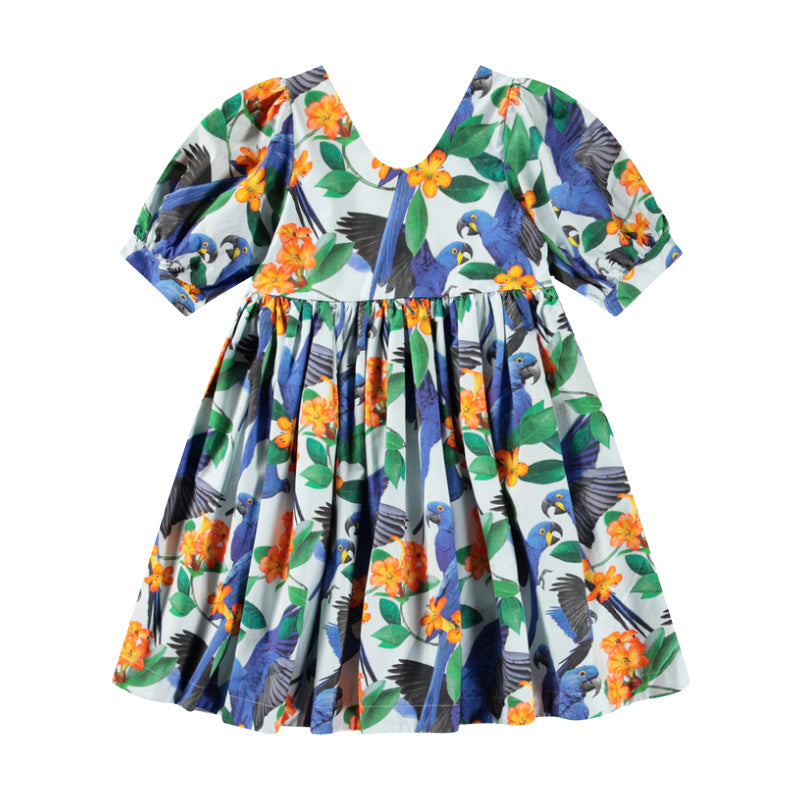 molo camilo dress macaws blue