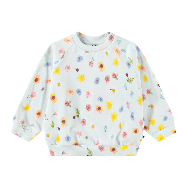 molo disc baby sweatshirt small flowers