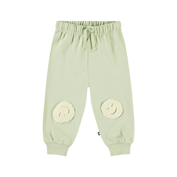 molo simeon baby pants misty green