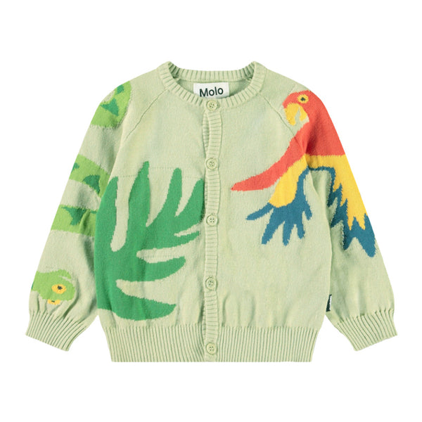 molo brody knit baby cardigan jungle life