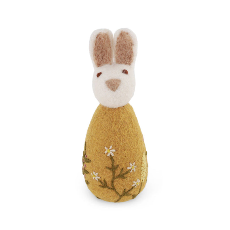 gry & sif big bunny with flower ochre