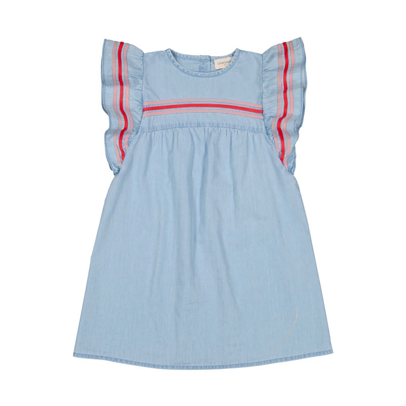 louis louise bettie dress light blue