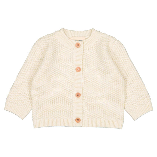 louis louise mayo baby cardigan cream