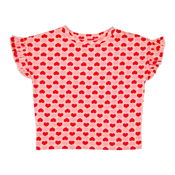 louis louise naomi t-shirt pink/red