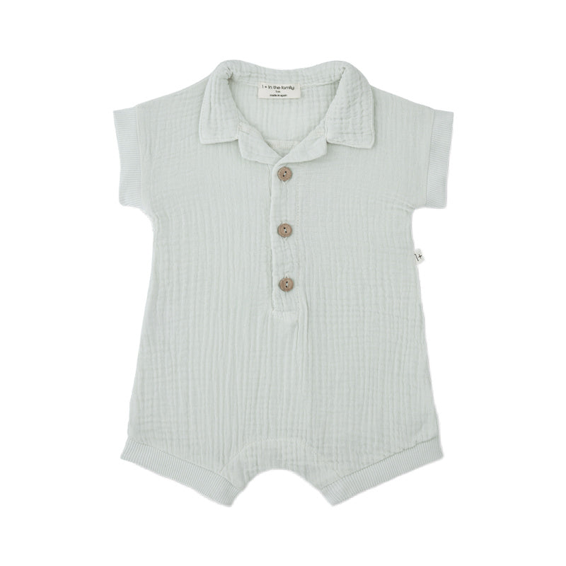 1+ in the family vittorio baby jumpsuit pale aqua