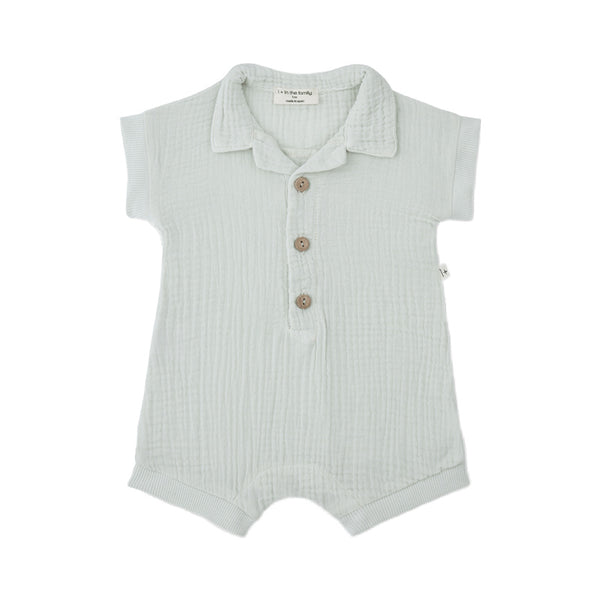 1+ in the family vittorio baby jumpsuit pale aqua