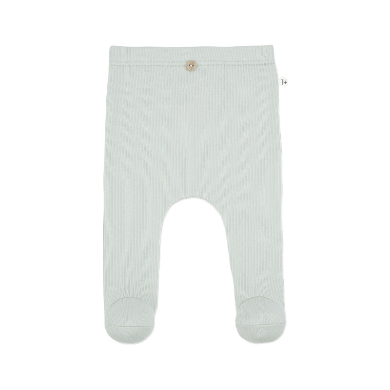 1+ in the family mia baby footed leggings pale aqua