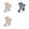 1+ in the family striped ribbed socks