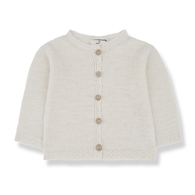 1+ in the family musha cardigan off white