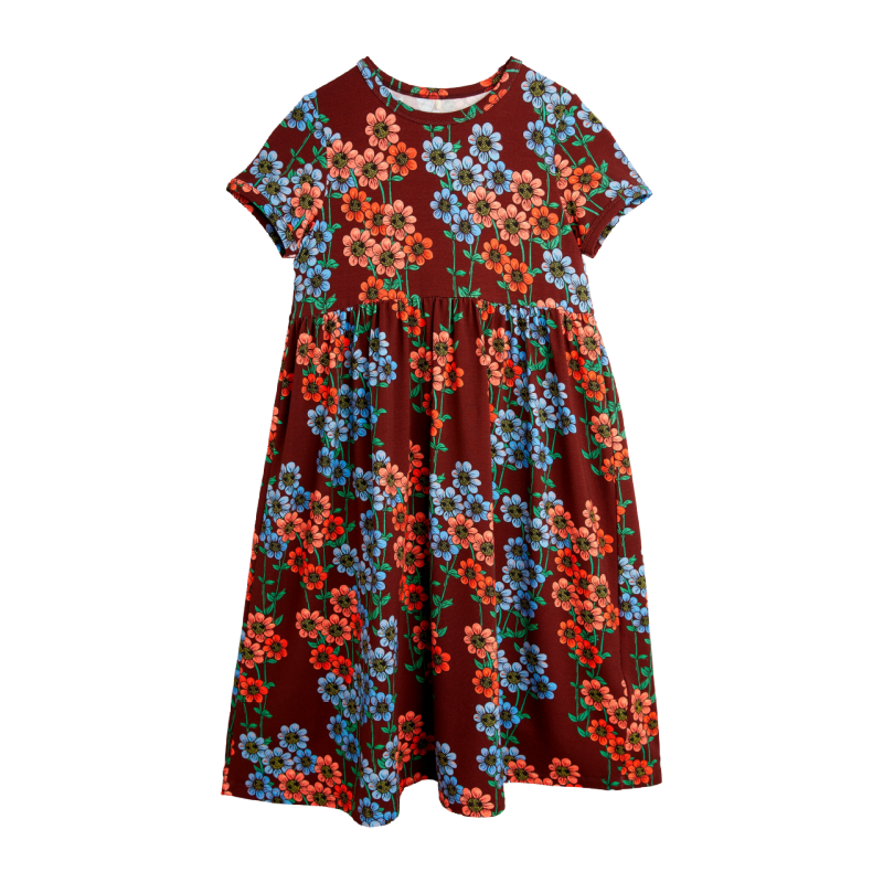 mini rodini daisys aop ss dress