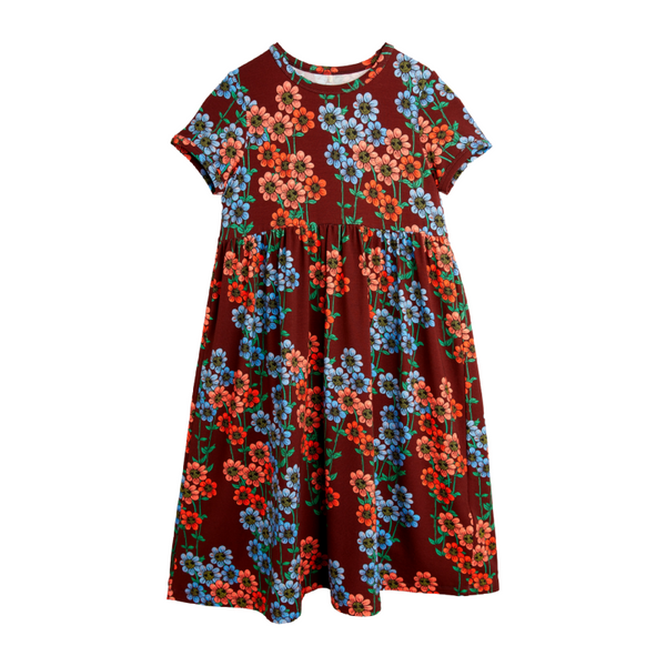 mini rodini daisys aop ss dress