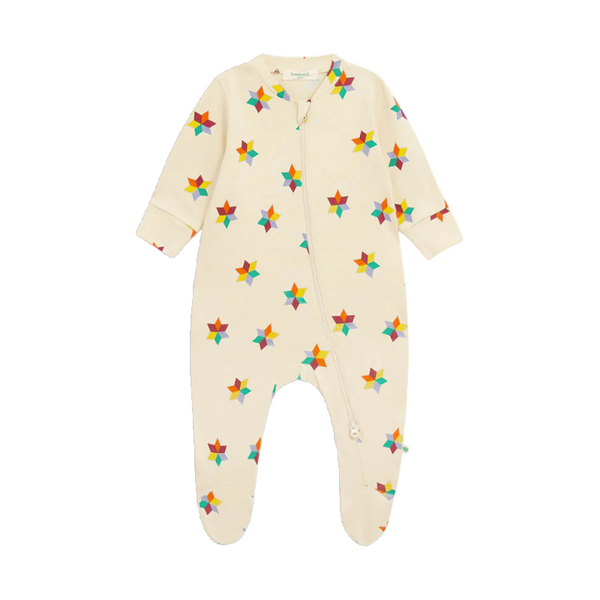 the bonnie mob bayley zip front sleepsuit diamond star