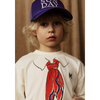 mini rodini sunday emb trucker cap purple