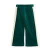 mini rodini sailor velour sweatpants green