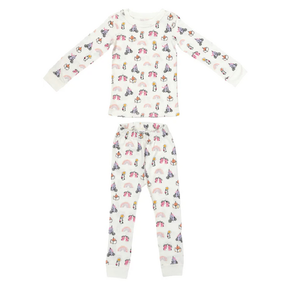 dodo banana pajama set unicorn