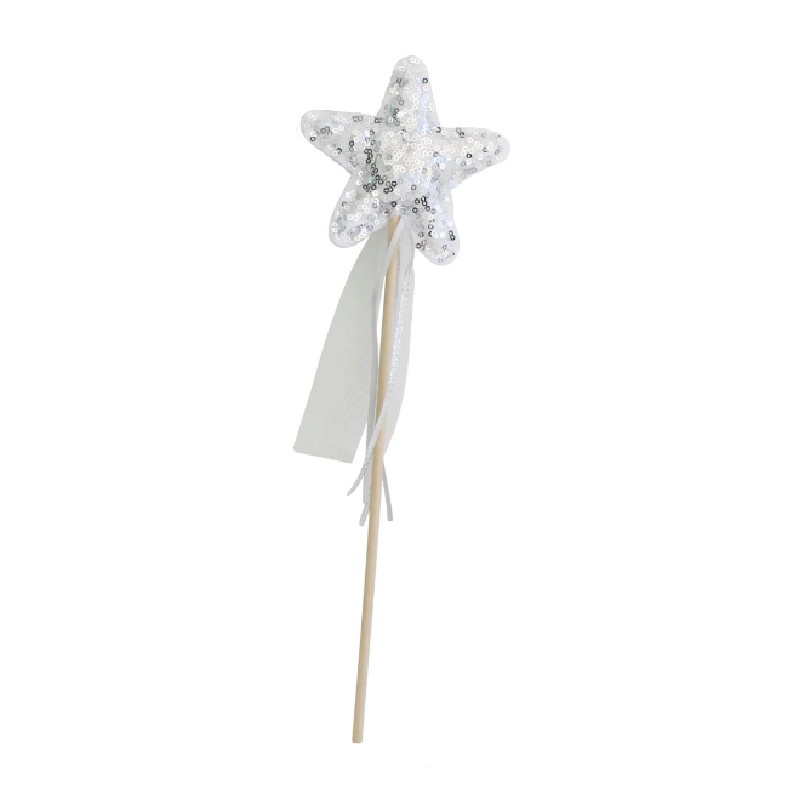 alimrose sequin star wand silver