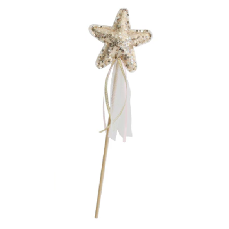 alimrose sequin star wand gold