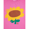 bobo choses sunflower t-shirt fuchsia