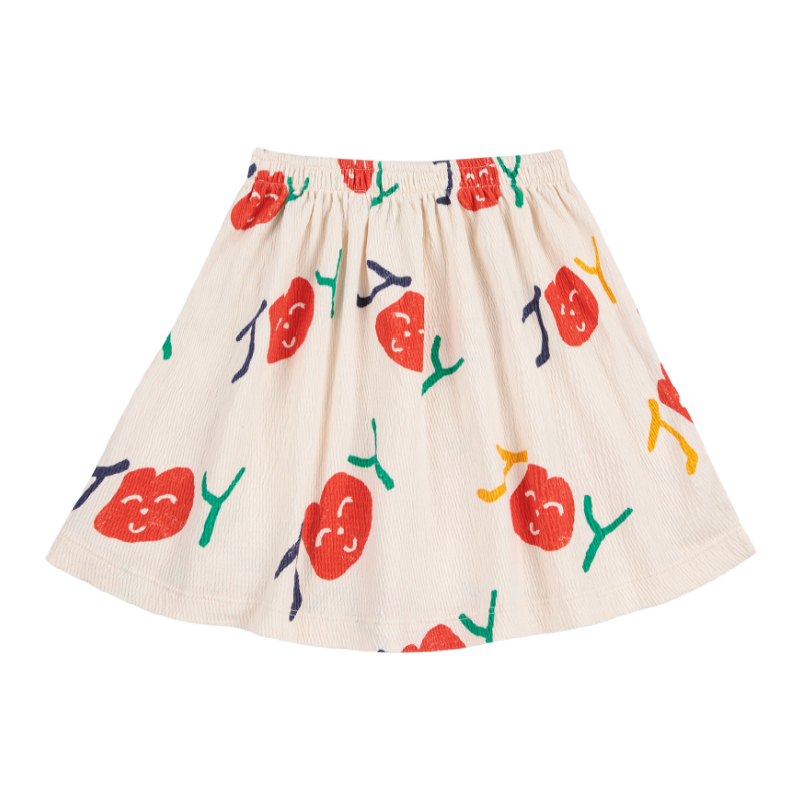 bobo choses smiling all over skirt offwhite